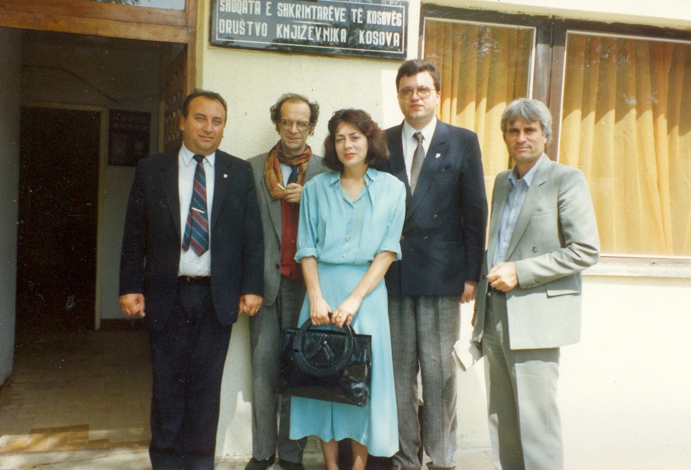 DOBROSLAV PARAGA AND IBRAHIM RUGOVA PRESIDENT OF KOSOVA